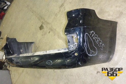 Бампер задний (до 2015г под парктроник) (5215960998) для Toyota Land Cruiser (200) с 2008г (Ленд Крузер)