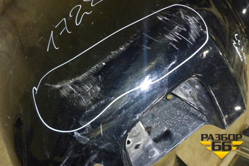 Бампер задний (до 2015г под парктроник) (5215960998) для Toyota Land Cruiser (200) с 2008г (Ленд Крузер)