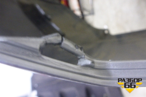 Бампер задний (под парктроник) (5215948170) для Toyota Highlander с 2007-2013г (Хайлендер)