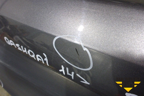 Бампер задний (до 2017г) (850224EA0H) для Nissan Qashqai (J11E) с 2013г (Кашкай)