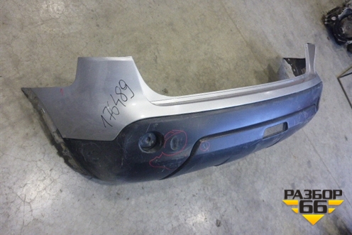 Бампер задний (85022JD00H) для Nissan Qashqai (J10E) с 2006-2013г (Кашкай)