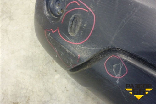Бампер задний (85022JD00H) для Nissan Qashqai (J10E) с 2006-2013г (Кашкай)