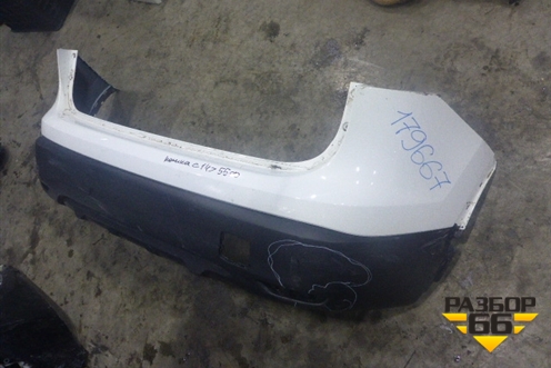 Бампер задний (до 2017г) (850224EA0H) для Nissan Qashqai (J11E) с 2013г (Кашкай)