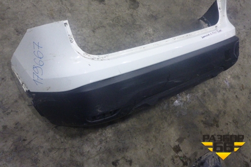 Бампер задний (до 2017г) (850224EA0H) для Nissan Qashqai (J11E) с 2013г (Кашкай)