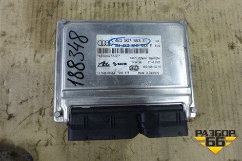 Блок управления подвеской (4E0907553E) для Audi A8 с 2002-2010г