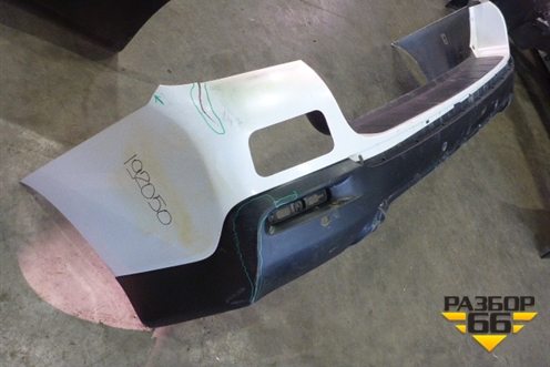 Бампер задний (под парктроник) (5215948170) для Toyota Highlander с 2007-2013г (Хайлендер)