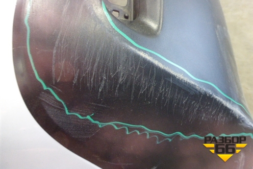 Бампер задний (под парктроник) (5215948170) для Toyota Highlander с 2007-2013г (Хайлендер)