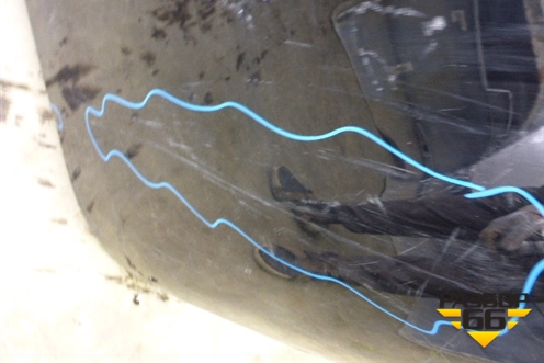 Бампер задний (до 2017г под парктроник) (5215960500) для Toyota Land Cruiser Prado(150) с 2009г (Ленд Крузер Прадо)