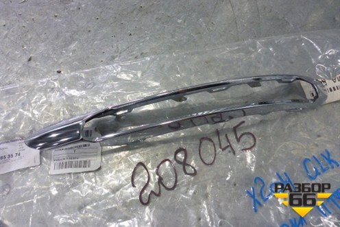 Накладка ПТФ правая (хром новая до 2010г) (A2048853584) для Mercedes Benz C-Klass W204 с 2007-2014г (Ц)