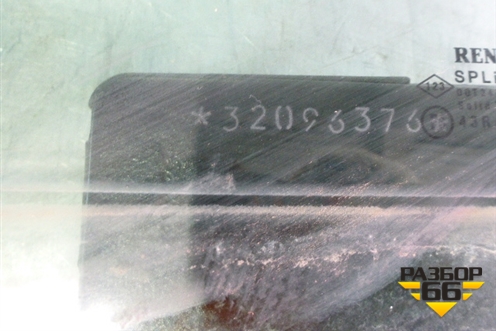 Стекло двери передней левой форточка (LITEX) для Renault Scenic с 2003-2009г