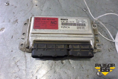 Блок управления двигателем (1.6л S6D) (K2NC18881A) для Kia Shuma с 2001-2004г