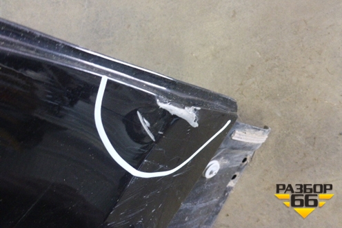 Дверь задняя правая (H21004EAMA) для Nissan Qashqai (J11E) с 2013г (Кашкай)