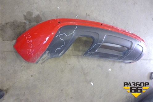 Бампер задний нижняя часть (S-line под парктроник) (8U0807521H) для Audi Q3 с 2011-2018г (Ку 3)