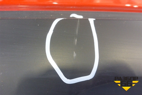 Бампер задний нижняя часть (S-line под парктроник) (8U0807521H) для Audi Q3 с 2011-2018г (Ку 3)