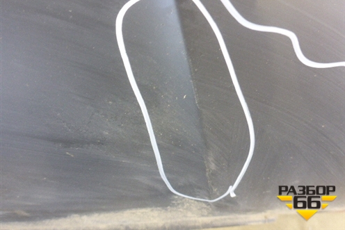 Бампер задний нижняя часть (S-line под парктроник) (8U0807521H) для Audi Q3 с 2011-2018г (Ку 3)