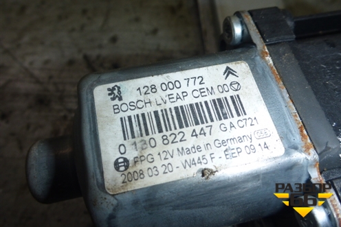 Стеклоподъёмник электрический задний левый (9657284780) для Citroen C5 с 2008г (С5)