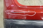Бампер задний (до 2017г) (850224EA0H) для Nissan Qashqai (J11E) с 2013г (Кашкай)