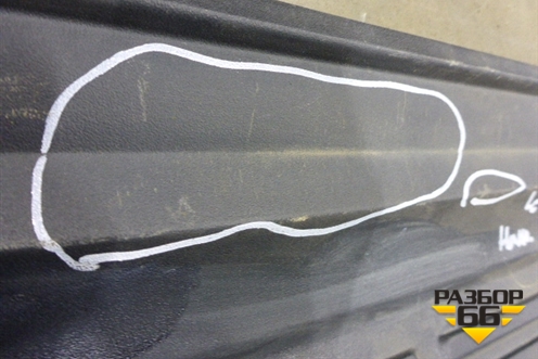 Накладка заднего бампера (до 2012г) (5216260040) для Toyota Land Cruiser (200) с 2008г (Ленд Крузер) Накладка заднего бампера (до 2012г) (5216260040) для Toyota Land Cruiser (200) с 2008г (Ленд Крузер)