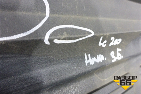 Накладка заднего бампера (до 2012г) (5216260040) для Toyota Land Cruiser (200) с 2008г (Ленд Крузер) Накладка заднего бампера (до 2012г) (5216260040) для Toyota Land Cruiser (200) с 2008г (Ленд Крузер)