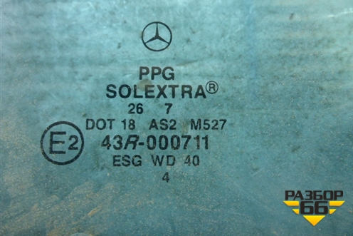 Стекло двери задней левой форточка (седан) для Mercedes Benz S-Klass W140 с 1991-1999г (С)