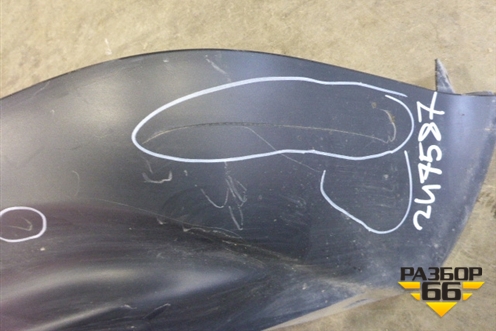 Юбка заднего бампера (до 2014г) (850B21KA1A) для Nissan Juke (F15) с 2010-2019г (Жук)