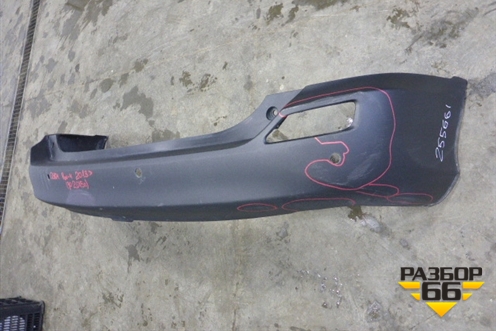 Бампер задний (до 2015г под парктроник) (5215942190) для Toyota Rav-4 с 2012-2019г (Рав 4)