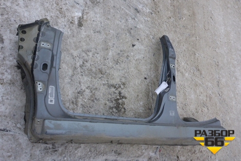 Порог со стойкой левый (с передней стойкой лифтбэк) для Citroen C5 с 2005-2008г (С5)