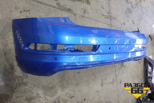 Бампер задний (с нижней частью после 2014г под парктроник) (8U0807385C) для Audi Q3 с 2011-2018г (Ку 3)