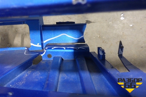 Бампер задний (с нижней частью после 2014г под парктроник) (8U0807385C) для Audi Q3 с 2011-2018г (Ку 3)