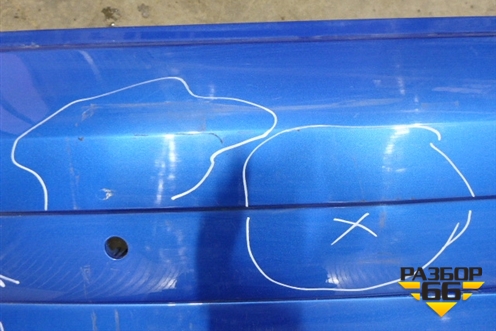 Бампер задний (с нижней частью после 2014г под парктроник) (8U0807385C) для Audi Q3 с 2011-2018г (Ку 3)