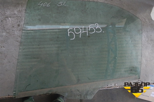 Стекло двери задней левой для Peugeot 406 с 1999-2004г