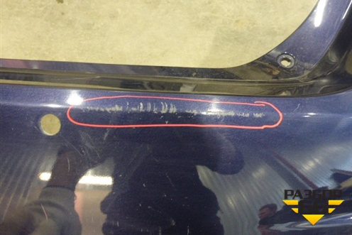Бампер задний (после 2012г под парктроник) (521590T020) для Toyota Venza с 2008-2017г