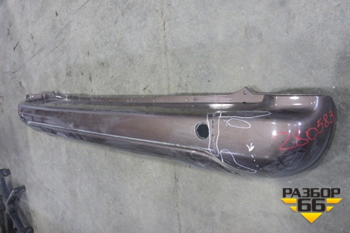 Бампер задний (9682043777) для Citroen Berlingo с 2008г (Берлинго 2)