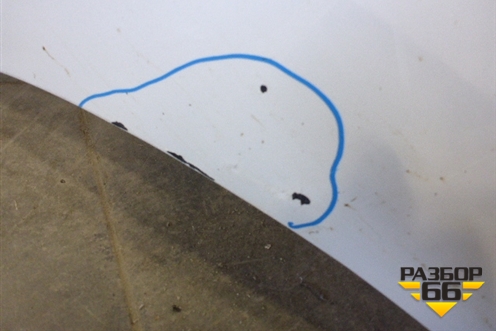 Бампер задний (под парктроник) (5215948100) для Lexus RX 300 c 2009-2015г (РХ)