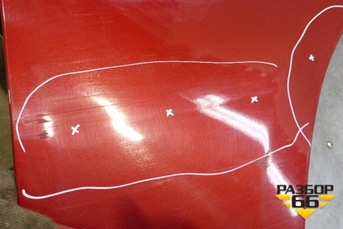 Крыло переднее правое (LR036591) для Land Rover Range Rover 4 с 2013-2022г