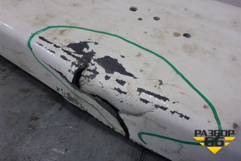 Накладка переднего бампера/ (центральная) (20529740) для Volvo TRUCK FH с 2008-2013г (ФШ)