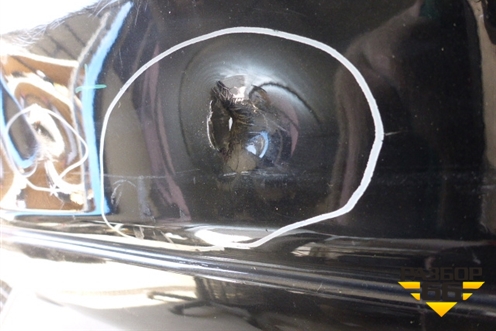 Бампер задний (до 2010г под парктроник) (A2048850238) для Mercedes Benz C-Klass W204 с 2007-2014г (Ц)