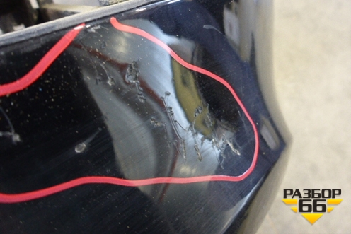 Бампер задний (S-Line) (8R0807385D) для Audi Q5 c 2008-2017г (Ку 5)