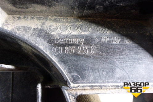Бампер передний (под омыватели и парктроник) (4G0807233C) для Audi A6 (C7) Allroad Quattro с 2012-2019г (А6)