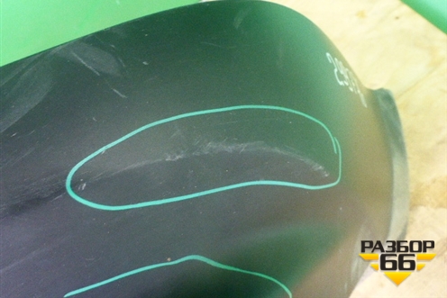 Юбка заднего бампера (до 2014г) (850B21KA1A) для Nissan Juke (F15) с 2010-2019г (Жук)