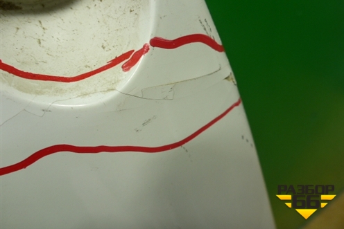 Спойлер кабины (верхний правый) (3981728) для Volvo TRUCK FH с 2008-2013г (ФШ)