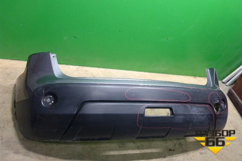Бампер задний (85022JD00H) для Nissan Qashqai (J10E) с 2006-2013г