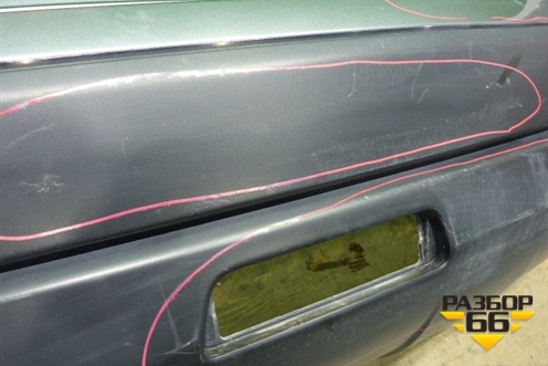Бампер задний (85022JD00H) для Nissan Qashqai (J10E) с 2006-2013г