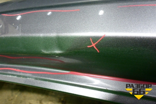 Бампер задний (85022JD00H) для Nissan Qashqai (J10E) с 2006-2013г