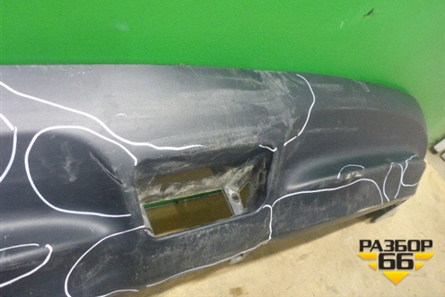 Юбка заднего бампера (до 2014г) (850B21KA1A) для Nissan Juke (F15) с 2010-2019г (Жук)