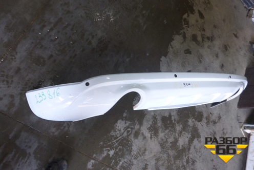 Юбка заднего бампера (после 2012г под парктроник) (8R0807521R) для Audi Q5 c 2008-2017г (Ку 5)