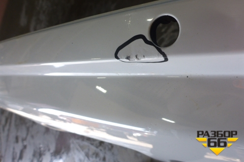 Юбка заднего бампера (после 2012г под парктроник) (8R0807521R) для Audi Q5 c 2008-2017г (Ку 5)