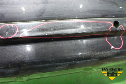 Бампер задний (под парктроник) (8R0807511) для Audi Q5 c 2008-2017г (Ку 5)