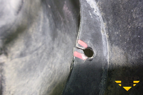 Юбка заднего бампера (после 2012г под парктроник) (8R0807521AS) для Audi Q5 c 2008-2017г (Ку 5)