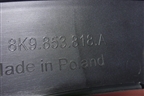 Накладка заднего крыла правого (8K9853818A) для Audi A6 (C7) Allroad Quattro с 2012-2019г (А6)